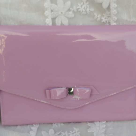 🐰Ted Baker Cersei Lilac Envelope Clutch,NWT - Picture 14 of 14